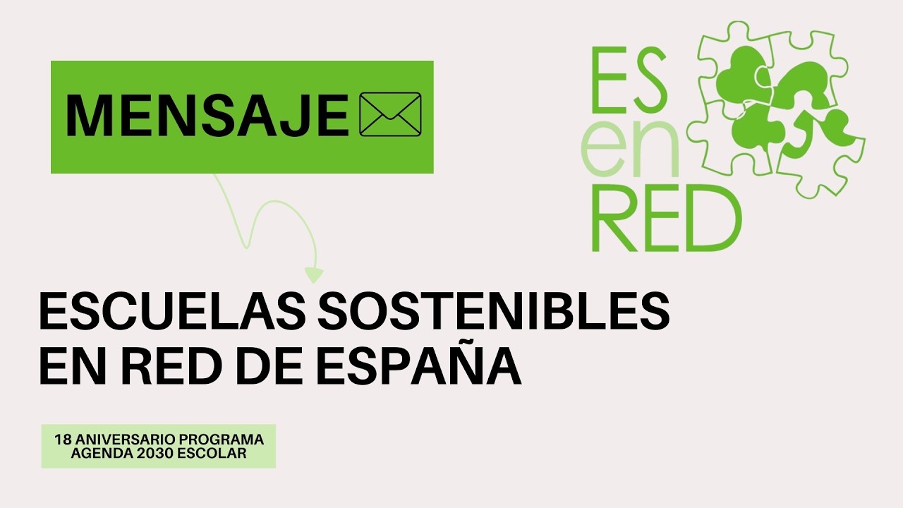 XVIII Aniversario de Agenda 2030 Escolar - Felicitación desde ESenRED
